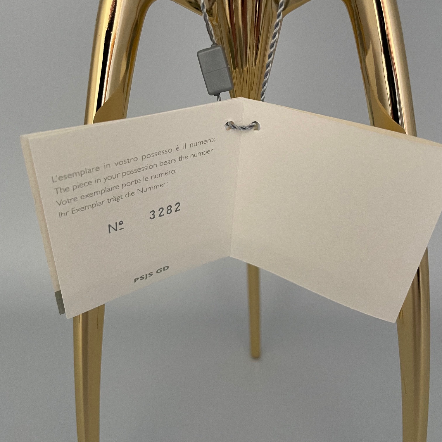 Alessi Juicy Salif 10th Anniversary Gold Limited Edition - Image 3