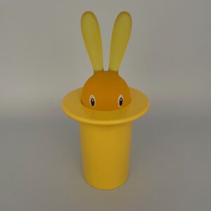 Alessi SG16Y "Magic Bunny" toothpick holder in yellow