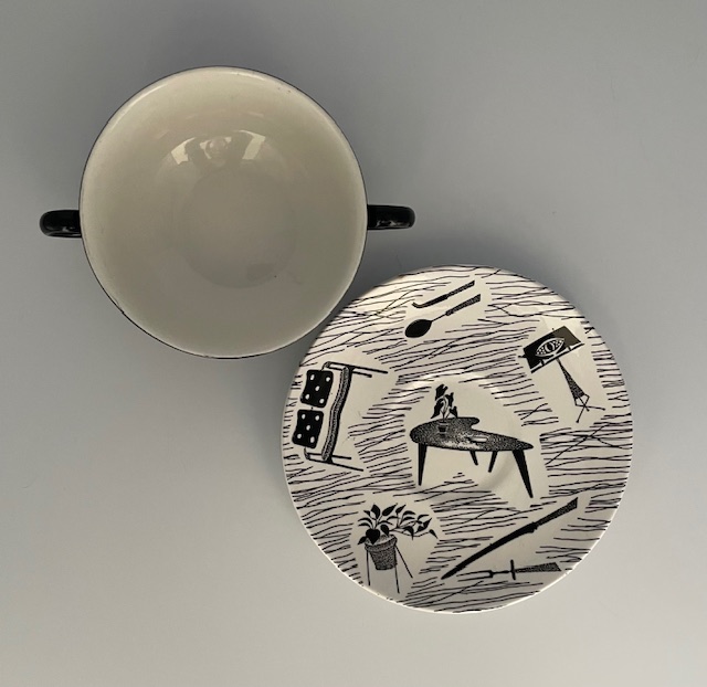 Homemaker Soup Bowl & Saucer - Image 2