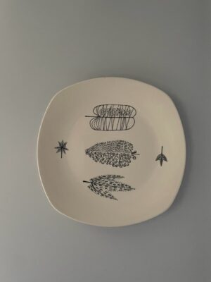 Midwinter Nature Study Plate 9"