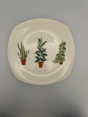 Midwinter Plant Life Plate 9"