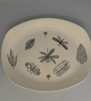 Midwinter Nature Study Platter 14"