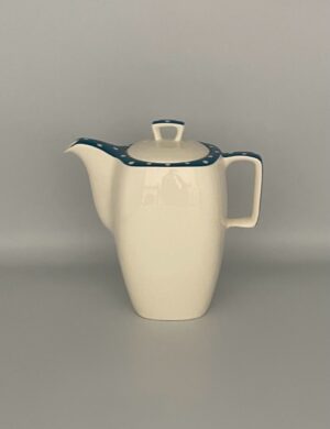Midwinter Blue Domino Coffee Pot