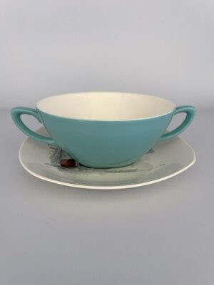 Midwinter Cannes Soup Bowl & Saucer