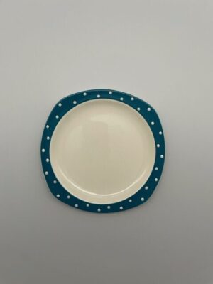 Midwinter Blue Domino Plate 6"