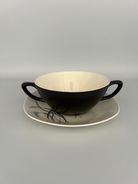 Midwinter Bali-Hai Soup Bowl & Saucer - Image 3