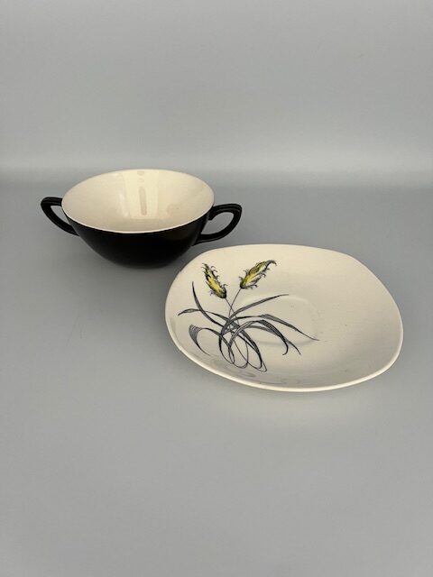 Midwinter Bali-Hai Soup Bowl & Saucer