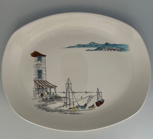 Midwinter Cannes Meat Plate 14"