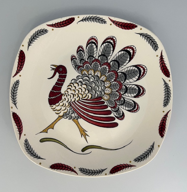 Midwinter Gay Gobbler Plate Front