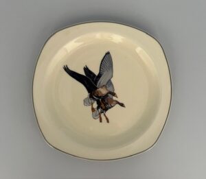 Midwinter Wild Geese Plate 6"