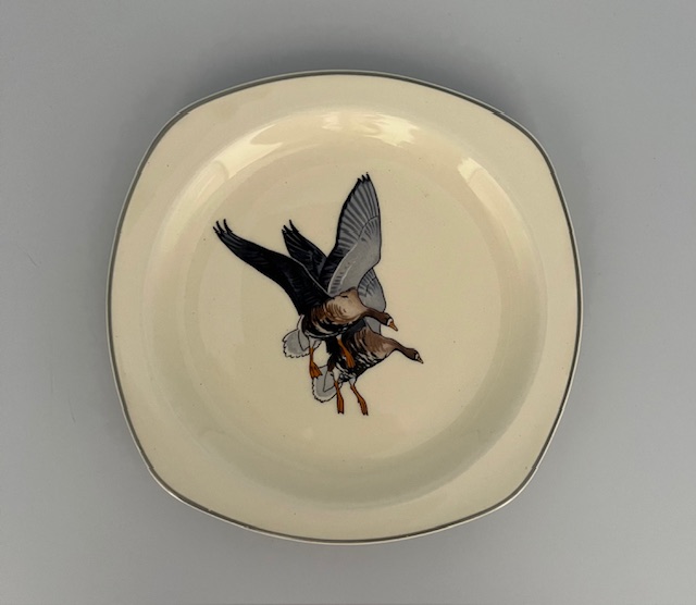 Midwinter Wild Geese Plate 6"