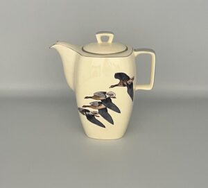 Midwinter Wild Geese Coffee Pot