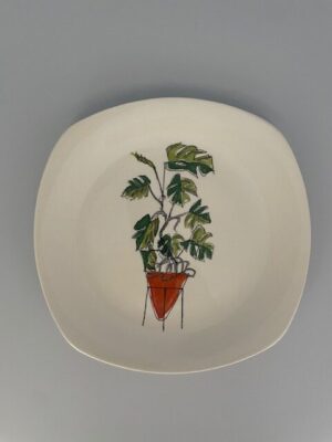 Midwinter Plant Life Plate 8"