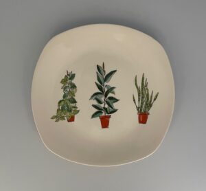 Midwinter Plant Life Plate 9"