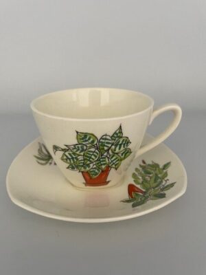 Midwinter Plant Life Coffee Cup & Saucer