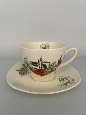 Midwinter Plant Life Tea Cup & Saucer