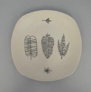 Midwinter Nature Study Plate 9"