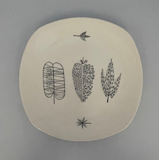 Midwinter Nature Study Plate 9"
