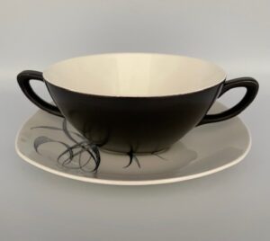 Midwinter Bali-Hai Soup Bowl & Saucer