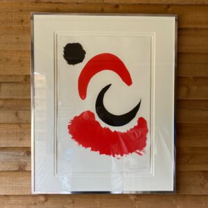 This is a limited edition (number 33 of 75) screen print by Terry, titled 'Moon Rising’, one of the Lorca Portfolio, dated 2007.