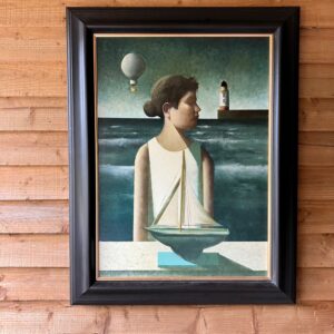 This is a lovely dreamy original painting in oil on canvas by Stephen, titled 'Between Times’, 2007.