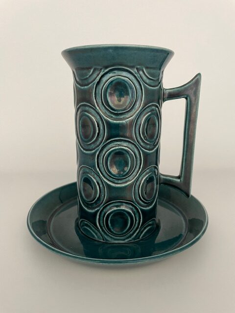 Portmeirion Cup & Saucer in Blue Jupiter