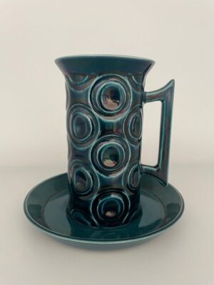 Portmeirion Coffee Cup & Saucer in Blue Jupiter