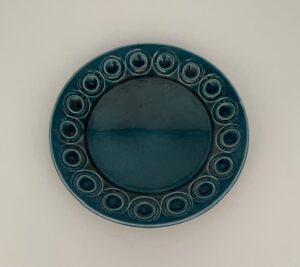 Portmeirion Plate in Blue Jupiter