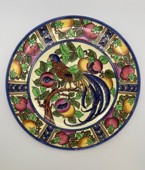 Charlotte Rhead Burleigh Ware Plaque "Pheasant"