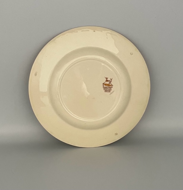 Susie Cooper Crown Works Plate "Black Pom & Tango Terrier" Pattern E/388 c1932 - Image 2