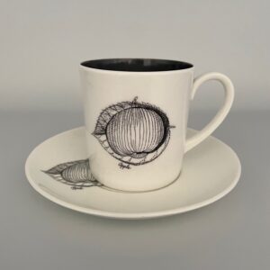 Susie Cooper Wedgewood Cup & Saucer "Apple"
