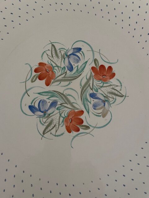 Susie Cooper Crown Works Charger "April" pattern 1285 c1936 - Image 2