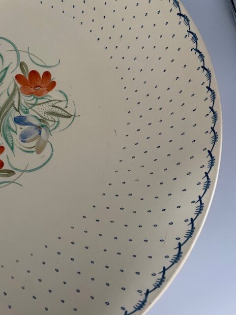 Susie Cooper Crown Works Charger "April" pattern 1285 c1936 - Image 3