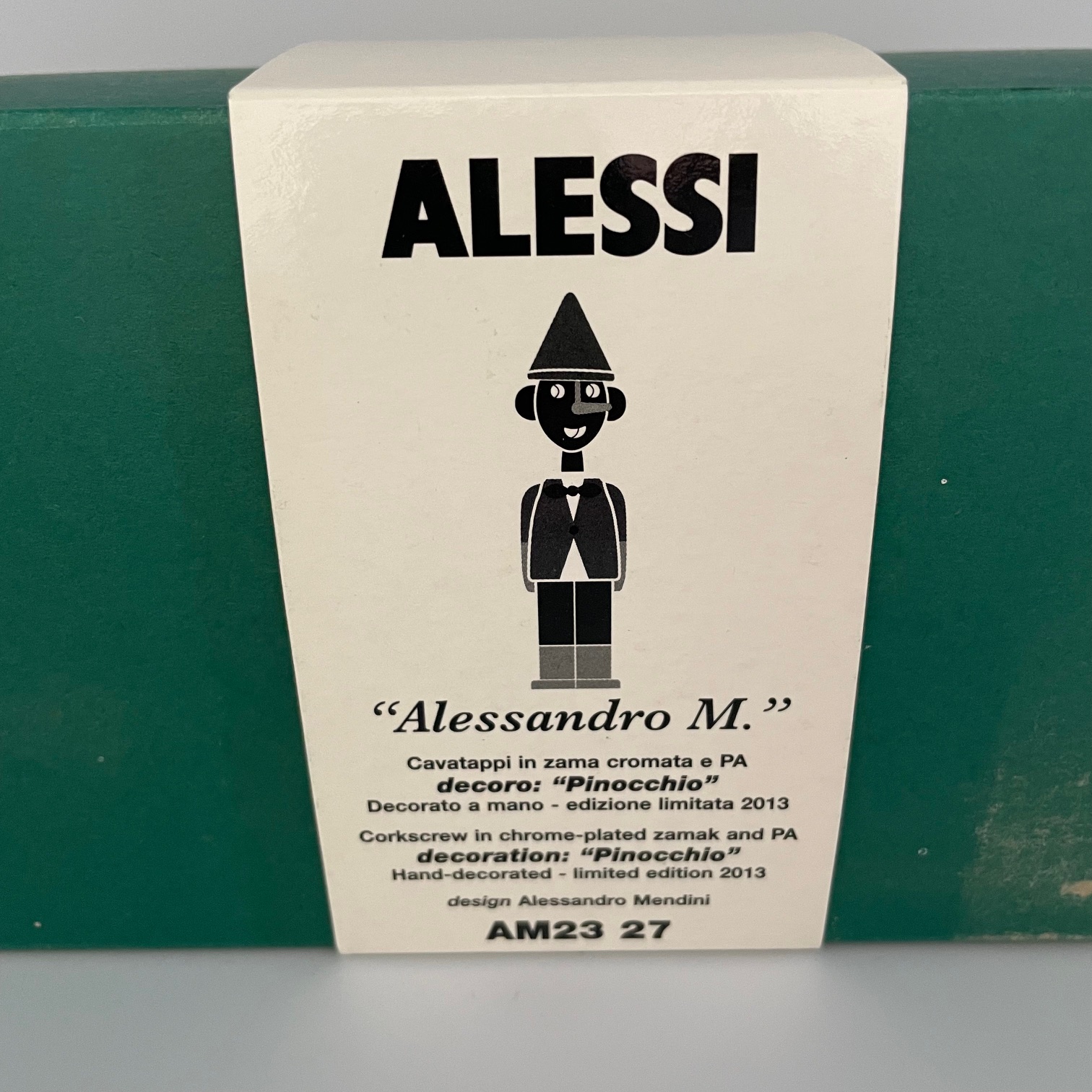 Alessi Alessandro Mendini Corkscrew "Pinocchio" - Image 4