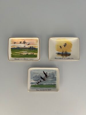 Midwinter Wild Geese Pin Trays