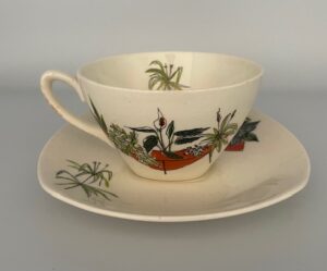 Midwinter Plant Life Tea Cup & Saucer