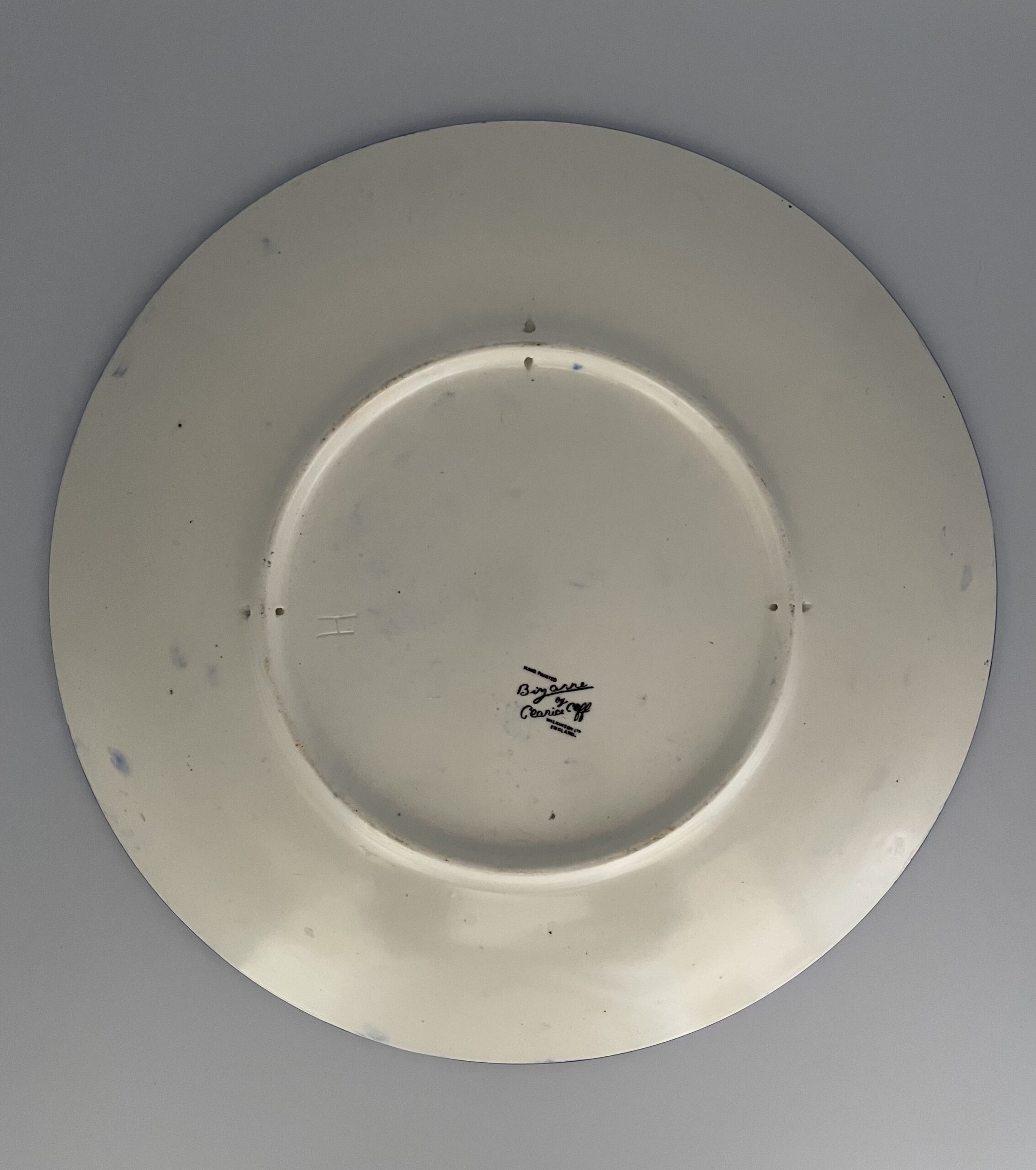 Clarice Cliff Charger "Marigold" 1931 - Image 5
