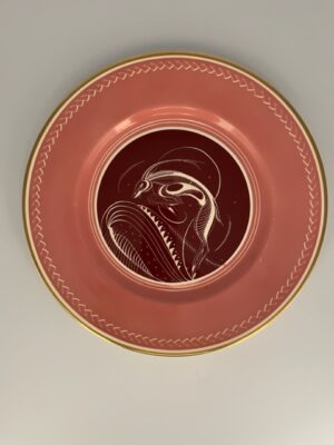 Susie Cooper Crown Works Plate "Leaping Deer" c1930's