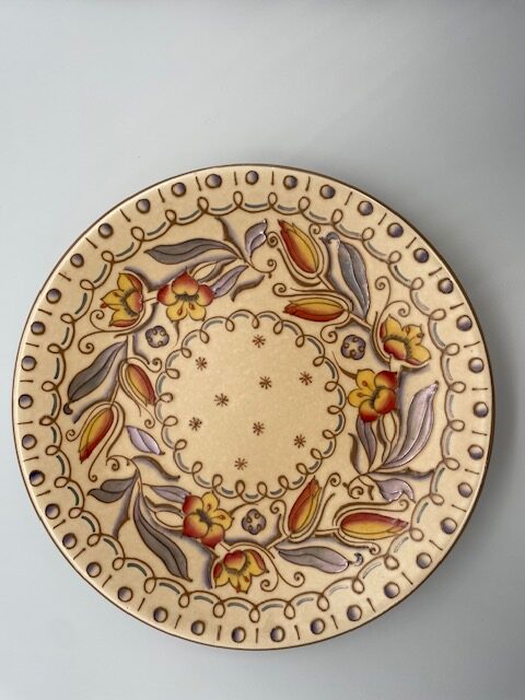 Charlotte Rhead / Eddie Sambrook Bursley Ware Charger pattern TL95 c1950