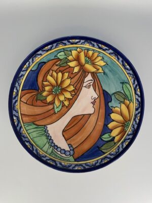 Charlotte Rhead Burleigh Ware Plaque pattern number 4350 c1928/29