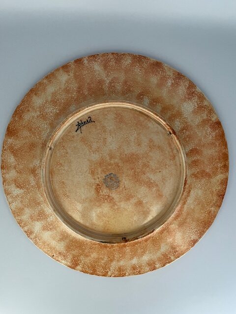 Charlotte Rhead Burleigh Ware Charger "Florentine" pattern 4752 c1932 - Image 2
