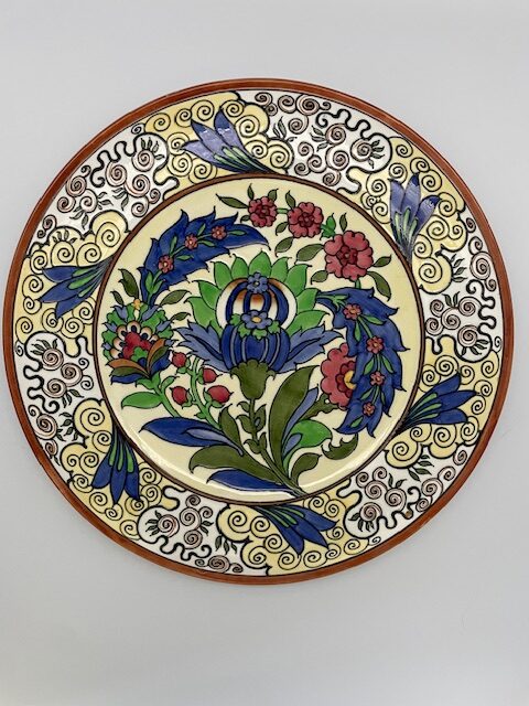 Charlotte Rhead Burleigh Ware Plaque "Persian" pattern 4013 c1927